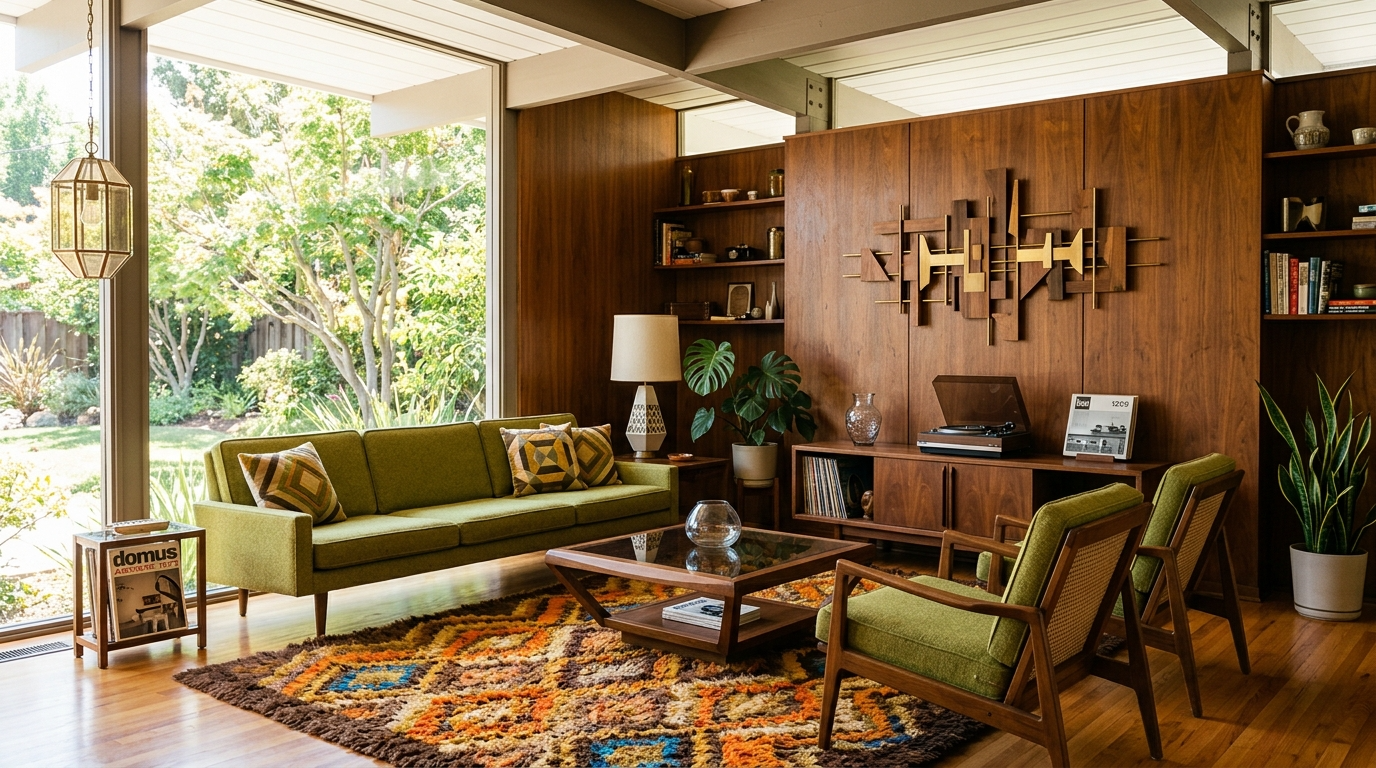 3) Use wood paneling (or wood texture) thoughtfully